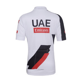 BONAVELO Rövid ujjú kerékpáros mez - UAE KID 2026 - fehér/fekete/piros