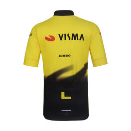 BONAVELO Rövid ujjú kerékpáros mez - VISMA 2026 KIDS - sárga/fekete
