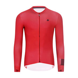 HOLOKOLO Hosszú ujjú kerékpáros mez nyári - VICTORIOUS ELITE - piros