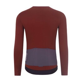 HOLOKOLO Hosszú ujjú kerékpáros mez - SPECIAL - fehér/bordó