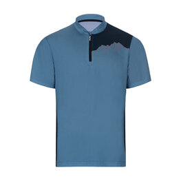 HOLOKOLO Rövid ujjú kerékpáros mez - ADVENTURE - kék