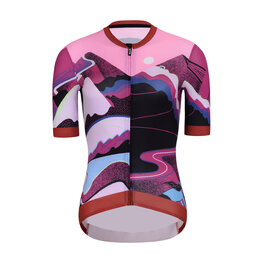 RIVANELLE Rövid ujjú kerékpáros mez - SUNSET ELITE LADY LIMITED EDITION - rózsaszín/színes