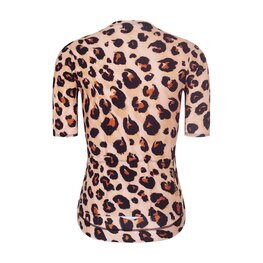 RIVANELLE Rövid ujjú kerékpáros mez - WILDCAT II - bézs/fekete