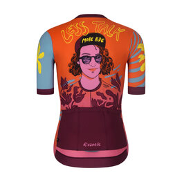 RIVANELLE Rövid ujjú kerékpáros mez - LESS TALK - piros/színes