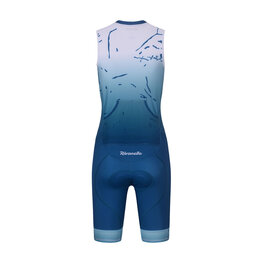 RIVANELLE Kerékpáros overall - SNIPP - fehér/türkiz