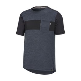 IXS Rövid ujjú kerékpáros mez - FLOW X - fekete