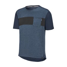 IXS Rövid ujjú kerékpáros mez - FLOW X - kék