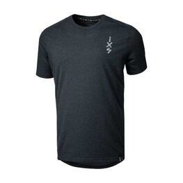 IXS Rövid ujjú kerékpáros póló - FLOW 1.0 TECH TEE - fekete