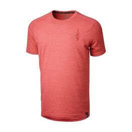 IXS Rövid ujjú kerékpáros póló - KIDS FLOW 1.0 TECH TEE  - piros