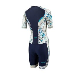 ZONE3 Kerékpáros overall - ACTIVATE+ - kék/fehér