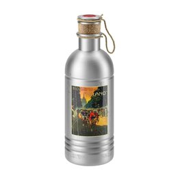 ELITE Kerékpáros palack vízre - VINTAGE ALU 600 - ezüst