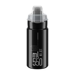 ELITE Kerékpáros palack vízre - JET PLUS 550 - fekete/szürke