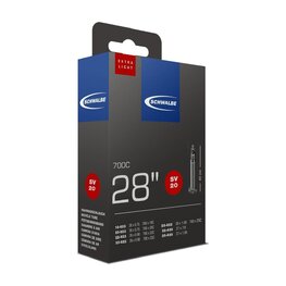 SCHWALBE belső gumi - SV20 700x18/25C FV 40mm - fekete
