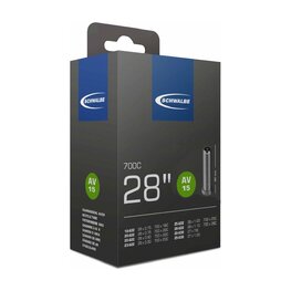SCHWALBE belső gumi - AV15 700x18/28C AV 40mm - fekete