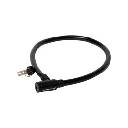 LONGUS kerékpár lakat - KLASIK 6/650mm - fekete