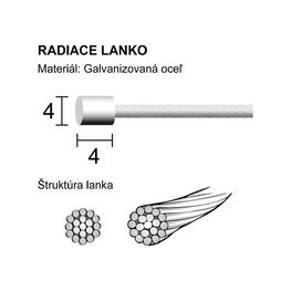 LONGUS váltóbowden - SHIFT - ezüst