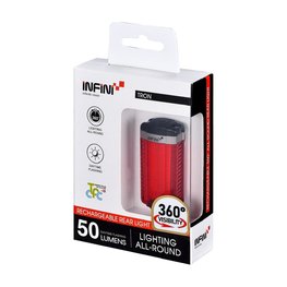 INFINI hátsó lámpa - TRON - fekete