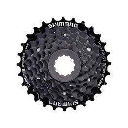 SHIMANO kazetta - CASSETTE HG200 7 12-28 - fekete