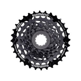 SHIMANO kazetta - CASSETTE HG200 7 12-32 - fekete