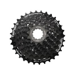 SHIMANO kazetta - CASSETTE HG200 8 12-32 - fekete