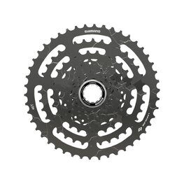SHIMANO kazetta - CASSETTE LG400 9 11-46 - fekete