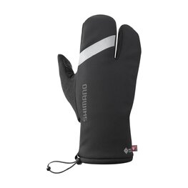 SHIMANO Kerékpáros kesztyű hosszú ujjal - WINDSTOPPER PRIMALOFT 2x2 - fekete
