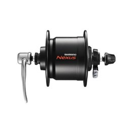 SHIMANO első agy dinamóval - DHC3000 32 - fekete