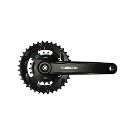 SHIMANO hajtókarok és átalakítók - ALTUS 175mm 36/22 - fekete