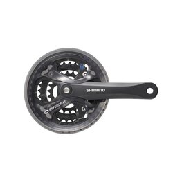 SHIMANO hajtókarok és átalakítók - ACERA 175mm 48/38/28 - fekete