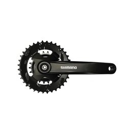 SHIMANO hajtókarok és átalakítók - ALTUS MT101 75mm 36/22 - fekete