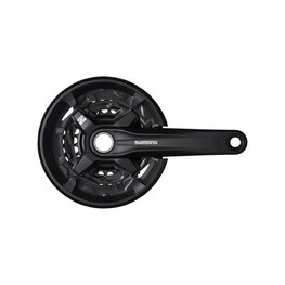 SHIMANO hajtókarok és átalakítók - ALTUS M210 175mm 40/30/22 - fekete