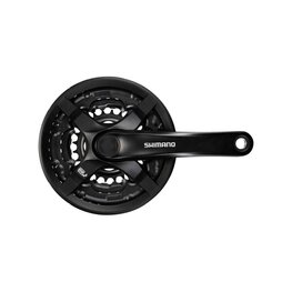 SHIMANO hajtókarok és átalakítók - TOURNEY TY501 170mm 42/34/24 - fekete