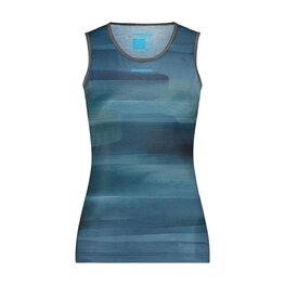 SHIMANO Ujjatlan kerékpáros póló - VERTEX SL - kék