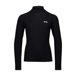 POC Hosszú ujjú kerékpáros póló - MOCK NECK JERSEY Y - fekete