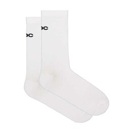 POC Klasszikus kerékpáros zokni - CADENCE ROAD LONG SOCKS - fehér