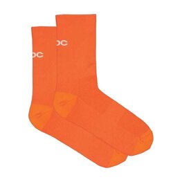 POC Klasszikus kerékpáros zokni - CADENCE ROAD SOCKS - narancssárga