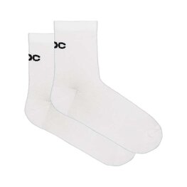 POC Klasszikus kerékpáros zokni - CADENCE ROAD AIR SOCKS - fehér