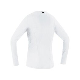 GORE Hosszú ujjú kerékpáros póló - BASE LAYER - fehér
