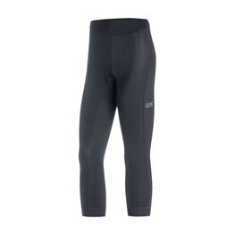 GORE 3/4-es kerékpáros nadrág kantár nélkül - C3 - fekete