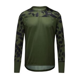 GORE Hosszú ujjú kerékpáros póló - TRAILKPR - fekete/szürke