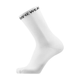 GORE Klasszikus kerékpáros zokni - ESSENTIAL MERINO - fehér