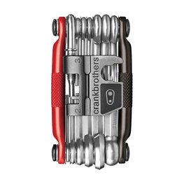 CRANKBROTHERS Kerékpáros szerszámok - MULTI-19 - fekete/piros