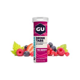 GU Kerékpáros táplálékkiegészítő - HYDRATION DRINK TABS 54 G TRIBERRY