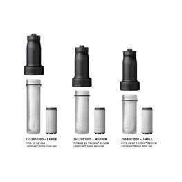 CAMELBAK palack kiegészítők - LIFESTRAW BOTTLE FILTER SET - fekete/áttetsző