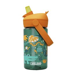 CAMELBAK Kerékpáros palack vízre - THRIVE FLIP STRAW KIDS 0,4l - zöld/narancssárga