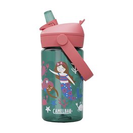 CAMELBAK Kerékpáros palack vízre - THRIVE FLIP STRAW KIDS 0,4l - zöld/rózsaszín
