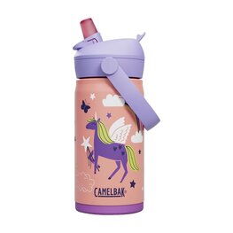 CAMELBAK Kerékpáros palack vízre - THRIVE FLIP STRAW KIDS VSS 0,35 L - narancssárga/színes