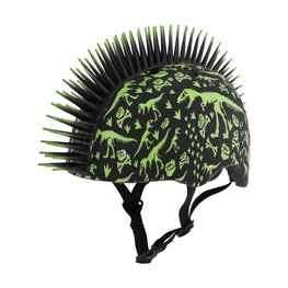 BELL Kerékpáros sisak - T-REX - fekete/zöld