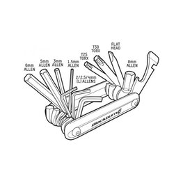 BLACKBURN Kerékpáros szerszámok - GRID 13 - ezüst