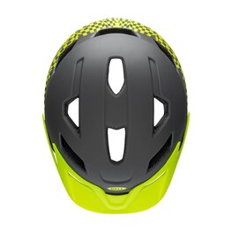 BELL Kerékpáros sisak - SIDETRACK - szürke/sárga